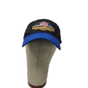 Mac Tools NHRA Thunder Valley Nationals Snapback Hat Black & Blue SEE DESC